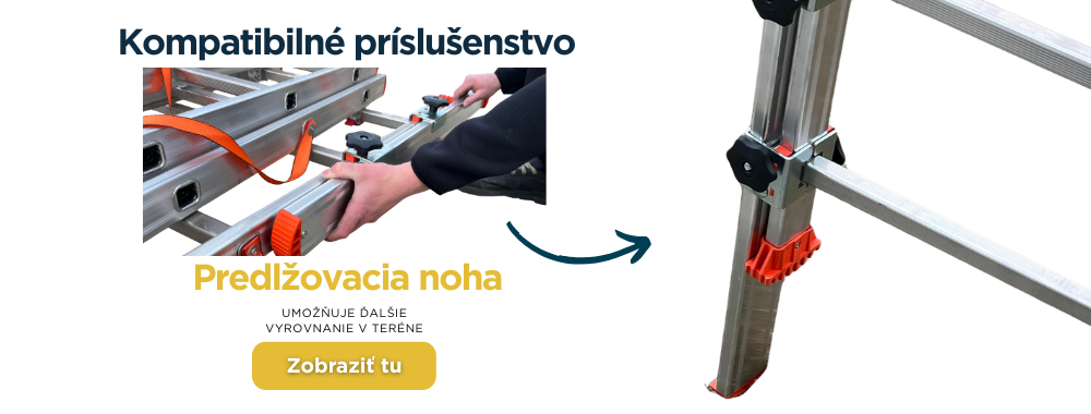 ATLANTA Trojdielny viacucelovy rebrik detail 3